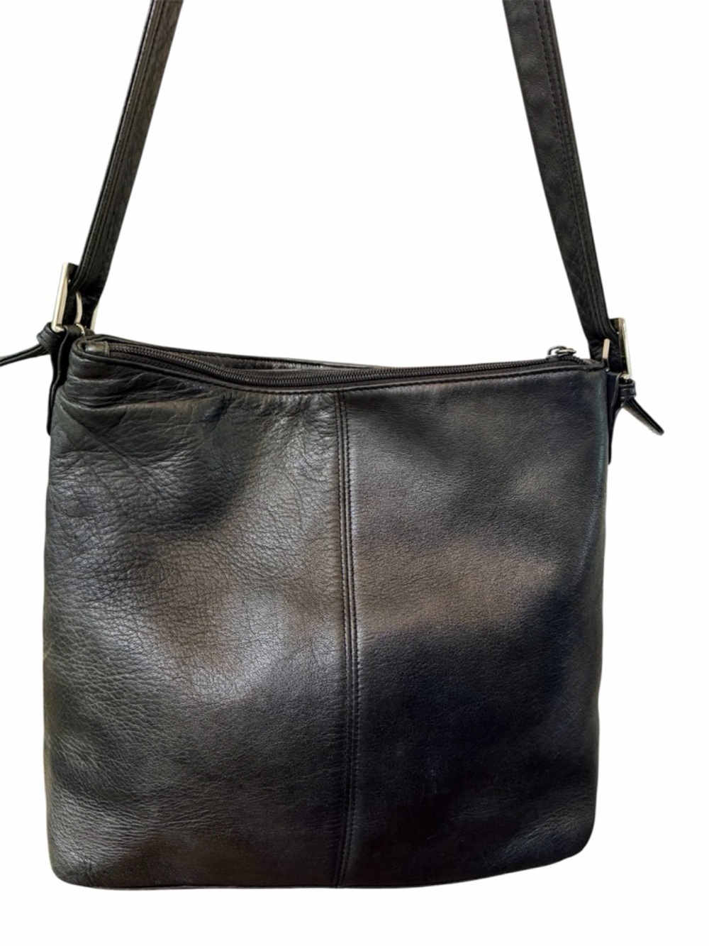 Tignanello Black Leather Shoulder Bag